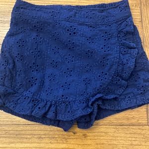 Navy blue Janie and Jack skort for toddlers